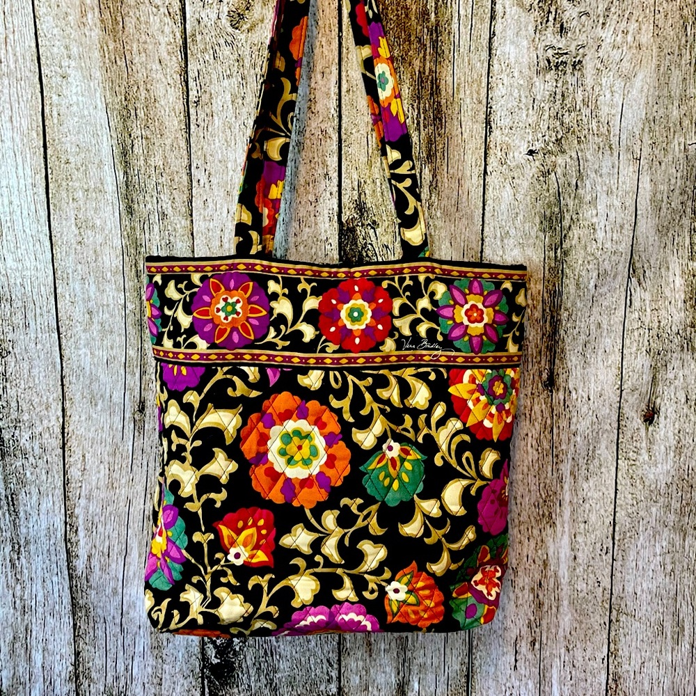 Vera Bradley Tote Black & Floral